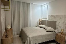 APATAMENTO PRONTO E MOBILIADO COM 3 SUTES 