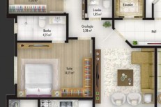 APARTAMENTO 3 SUITES FINAMENTE MOBILIADO